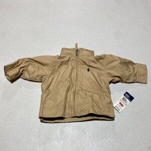 🏷️ Vintage Ralph Lauren Polo Jacket – Beige – Size 9 Mos – Toddler Boy –